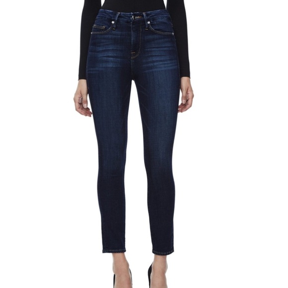 Good American Denim - NWT Good American Good Legs Dark Denim 6